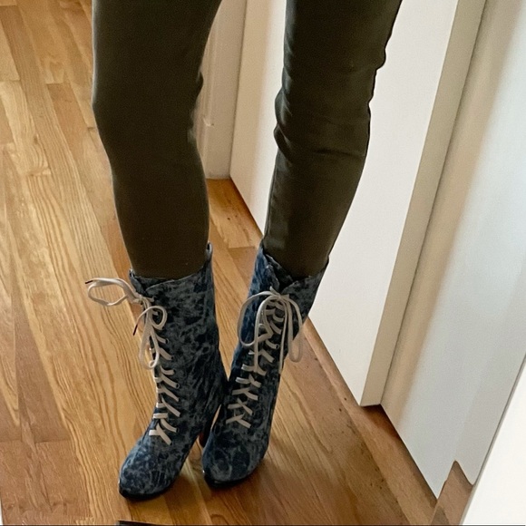 Vero Cuoio Denim Boots - Picture 13 of 16